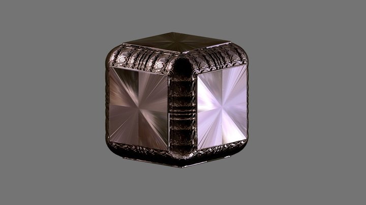 Recursive Kleinian Scaffold, 3D model preview