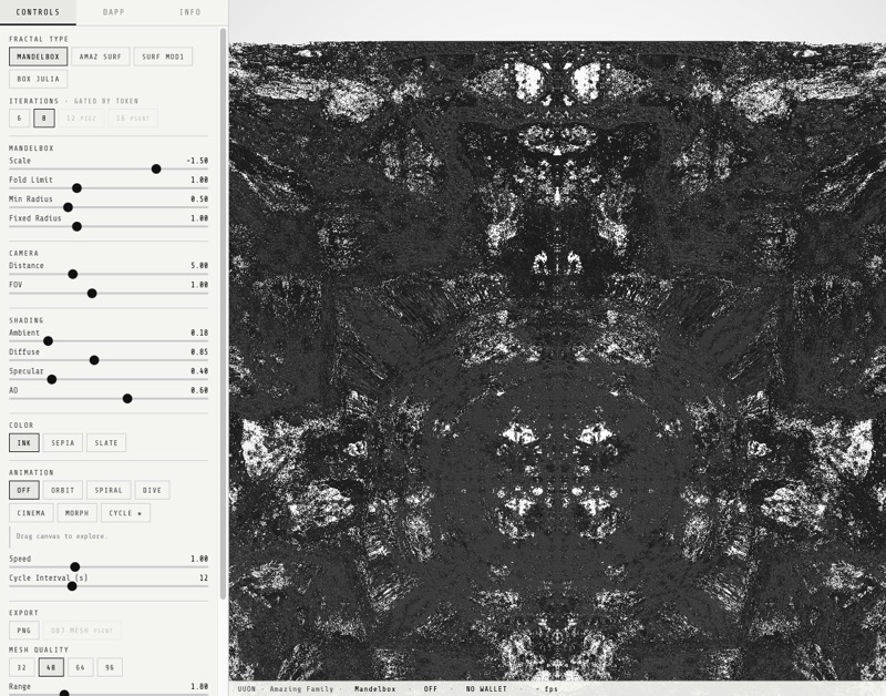Preview of the Mandelbox Amazing Family